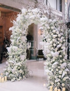 Flower arch for wedding