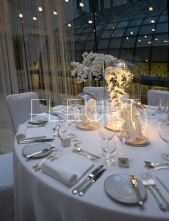 Giant glass dome decoration